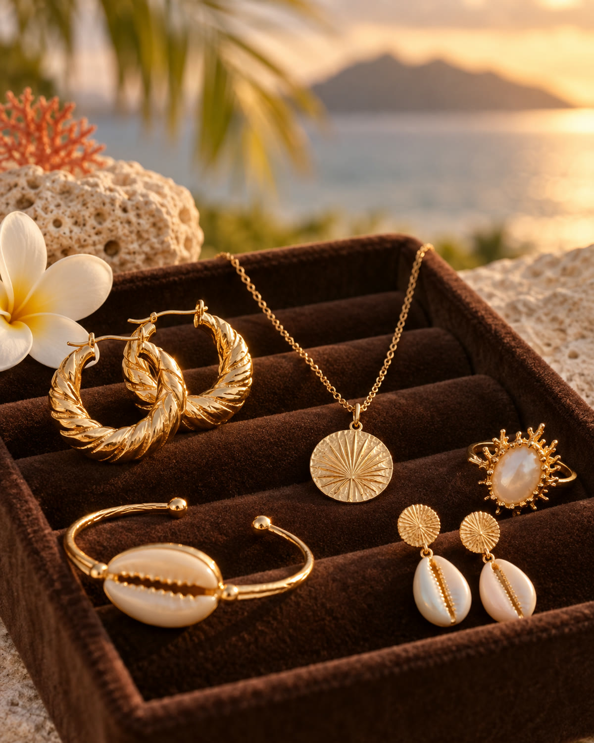 Bijoux lumineux inspirés des tropiques